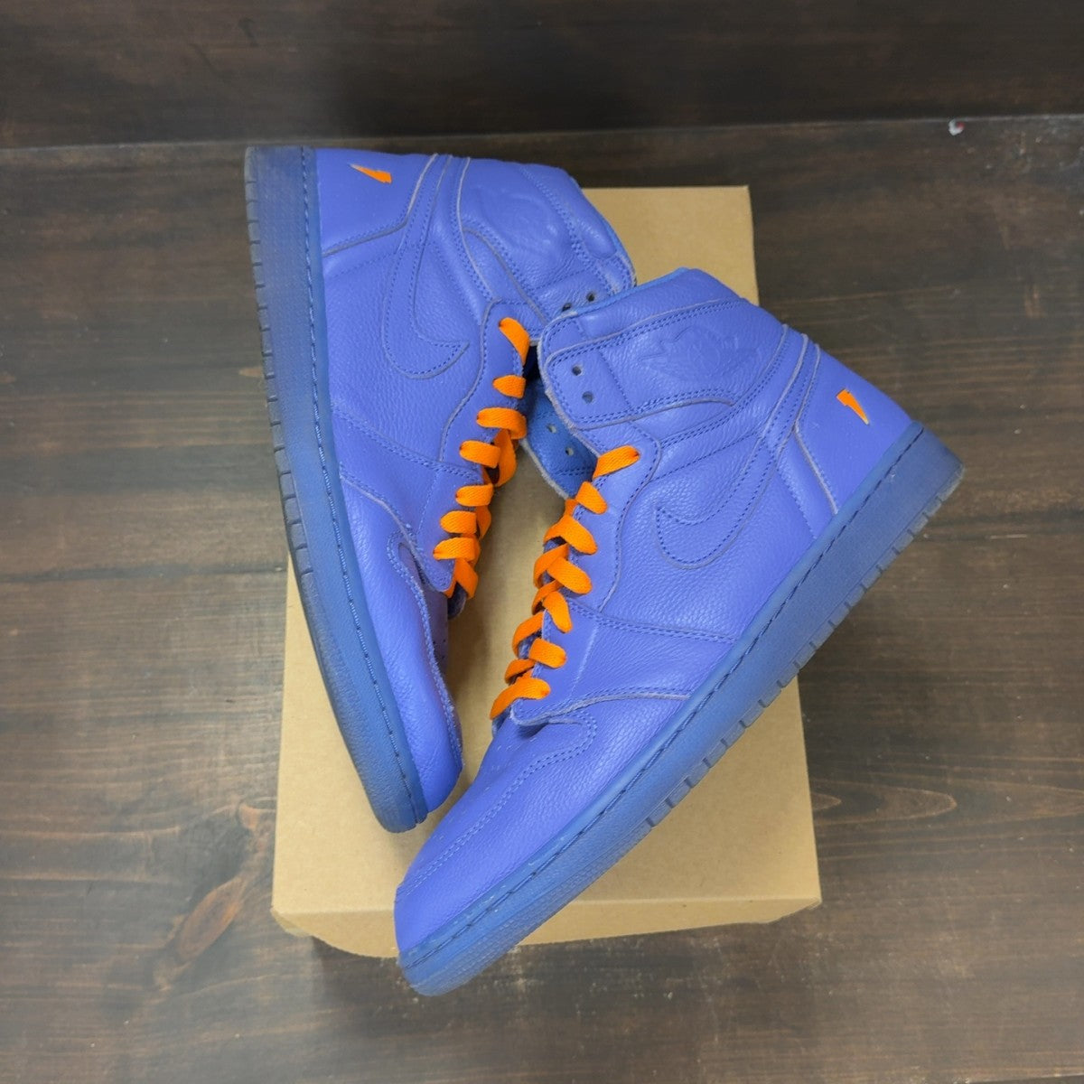 Jordan 1 Retro High Gatorade Rush Violet Size 12 (Pre-Owned) - Image 2