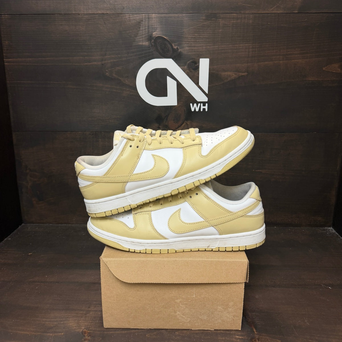 Nike Dunk Low Team Gold Size 10.5 (Pre-Owned) - Image 1