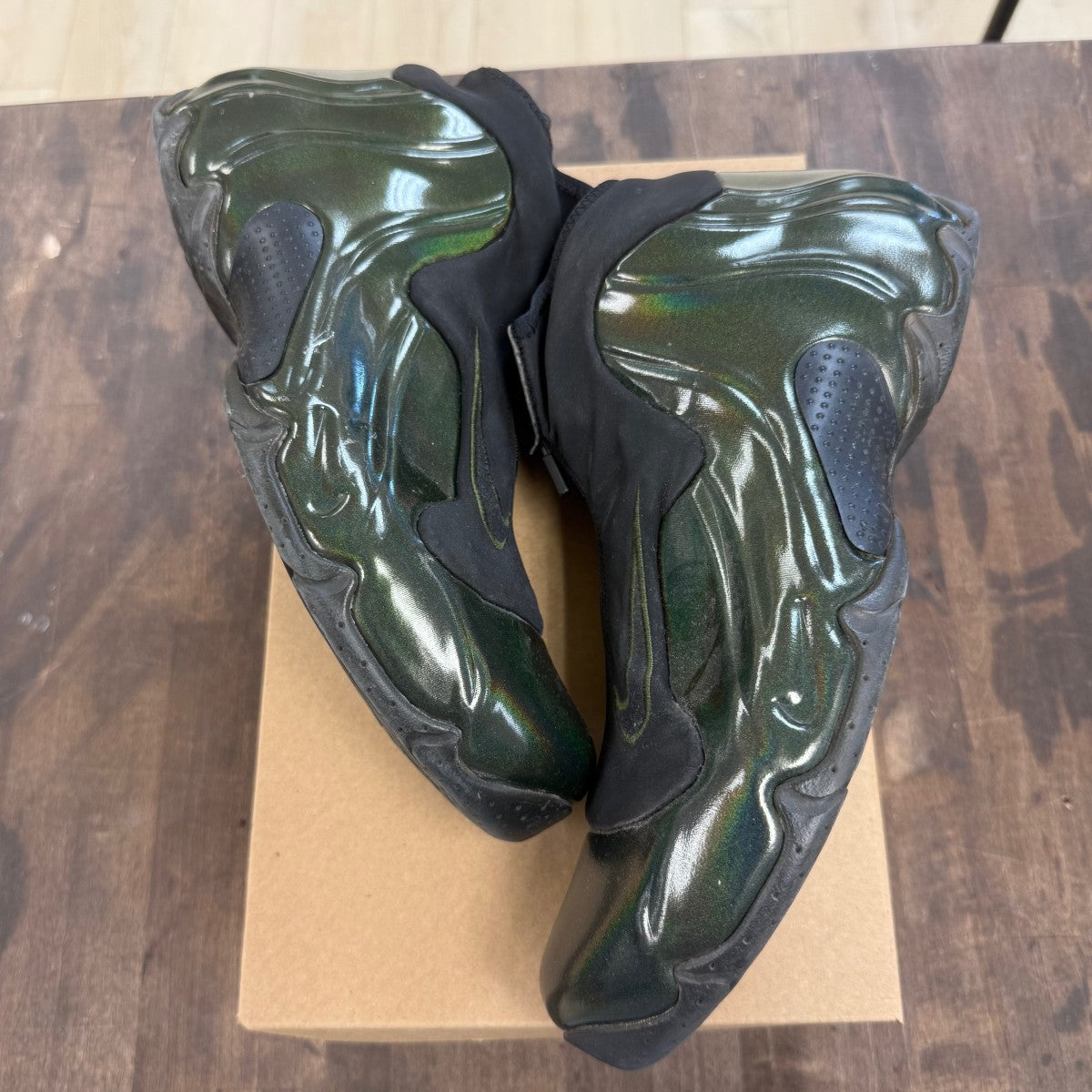 Nike Air Flightposite One Legion Green Size 11.5 (Pre-Owned) - Image 1