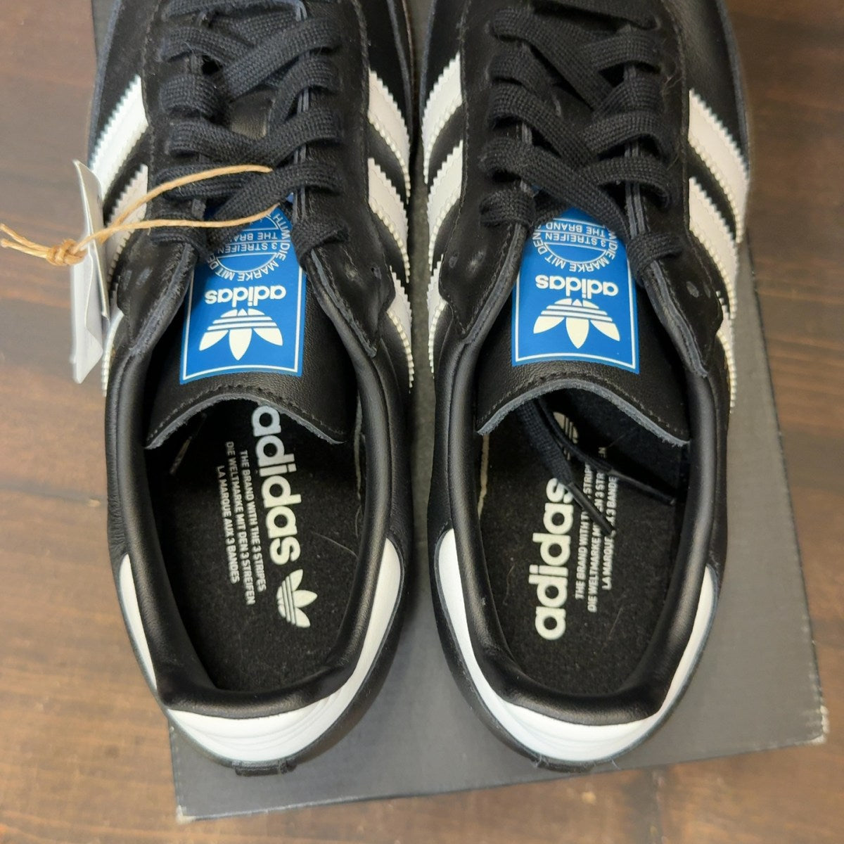 adidas Samba OG Black White Gum (Women's) Size 8W (Pre-Owned) - Image 7