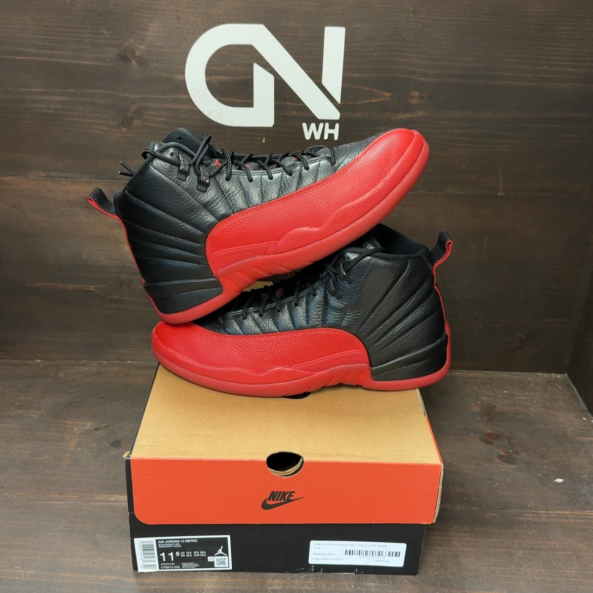 Jordan 12 Retro Flu Game (2025) Size 11.5 (Pre-Owned) - front