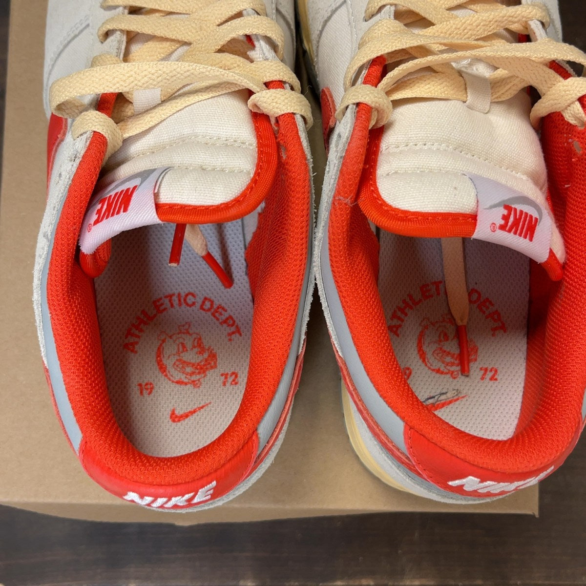 Nike Dunk Low Athletic Department Picante Red Size 8 (Pre-Owned) - Image 6