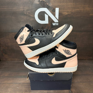 Jordan 1 Retro High Black Crimson Tint Size 14 (Pre-Owned) - Image 1