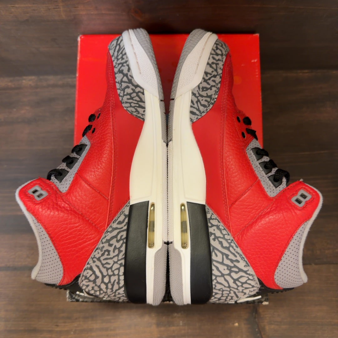 Jordan 3 Retro SE Fire Red (GS) Size 5.5Y (Pre-Owned)