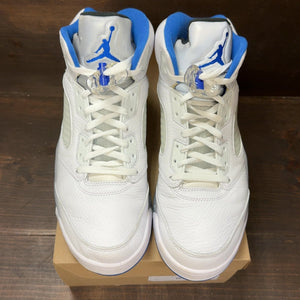 Jordan 5 Retro White Stealth (2021) Size 12 (Pre-Owned) - tag