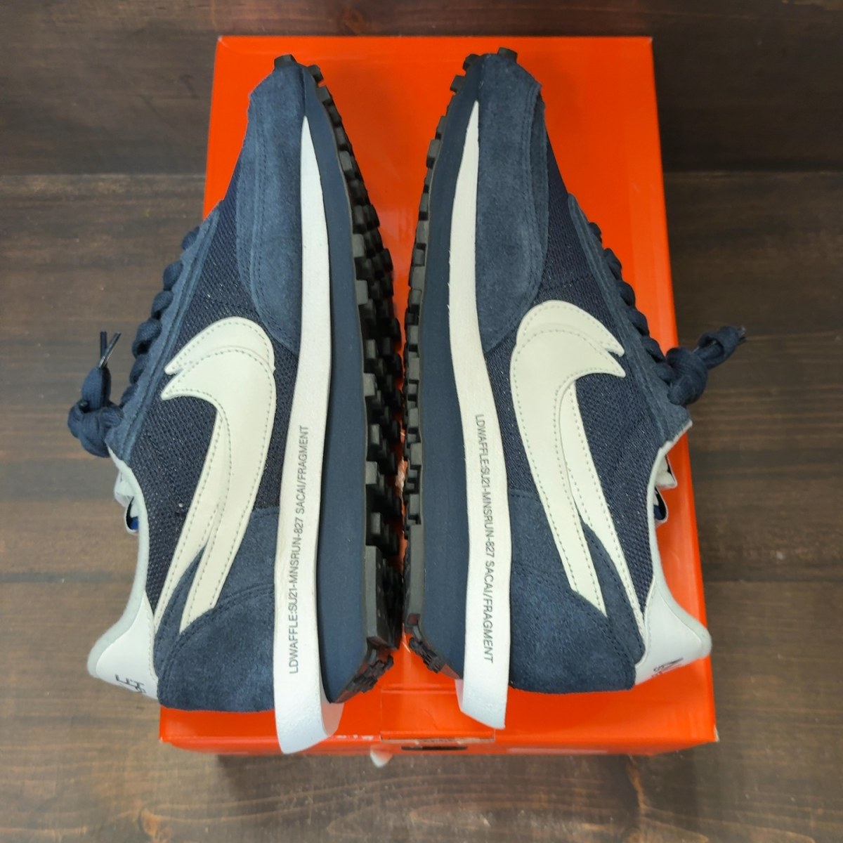 Nike LD Waffle SF sacai Fragment Blue Void - Image 6