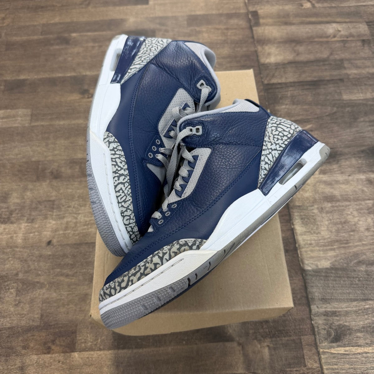 Jordan 3 Retro Georgetown (2021) Size 11.5 (Pre-Owned) - Image 1