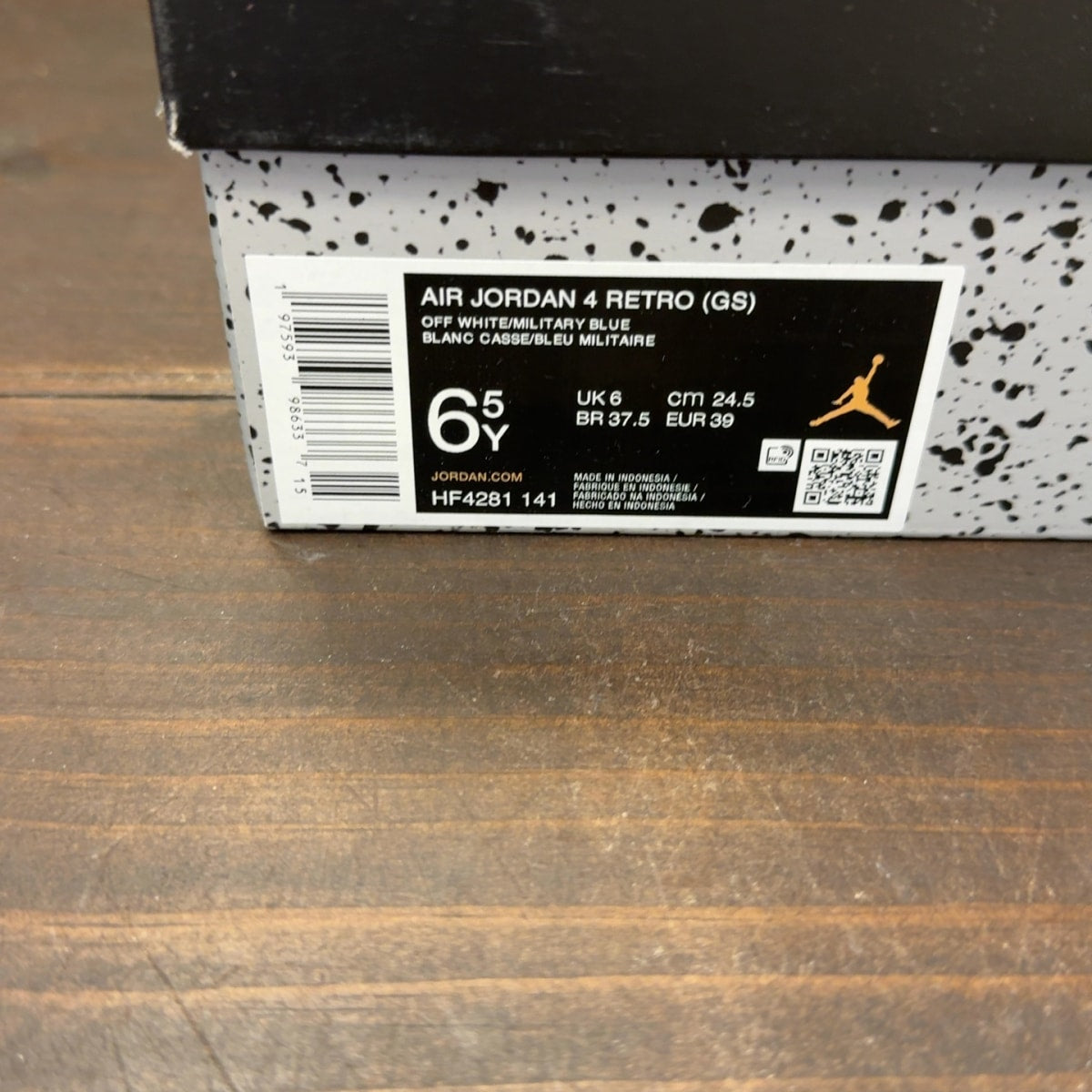 Jordan 4 Retro Military Blue (2024) (GS) - Image 8