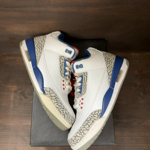 Jordan 3 Retro True Blue (2016) Size 8.5 (Pre-Owned)