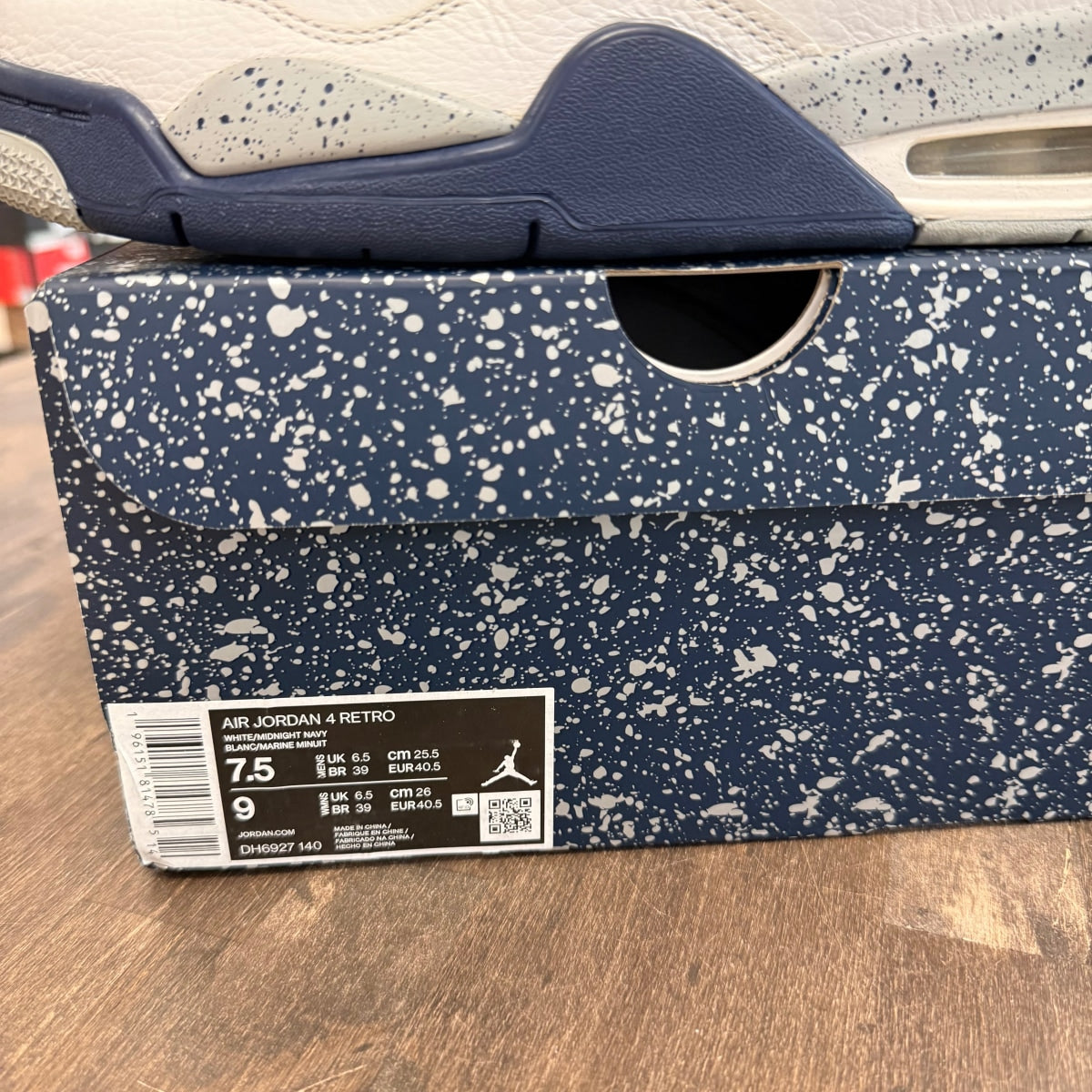 Jordan 4 Retro Midnight Navy - Image 6