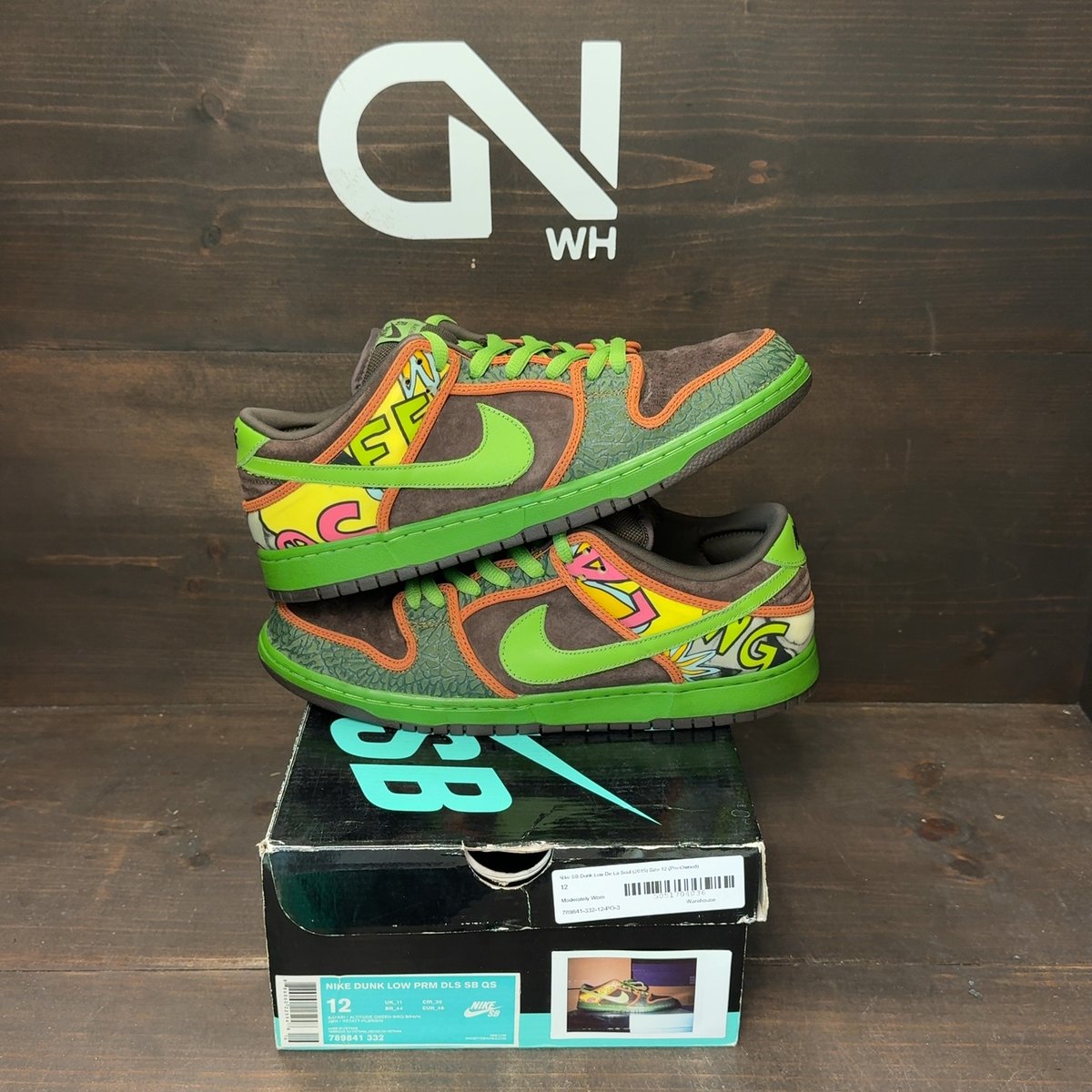 Nike SB Dunk Low De La Soul (2015) Size 12 (Pre-Owned) - front