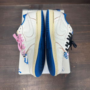 Jordan 1 Retro Low OG SP Fragment x Travis Scott Sail Military Blue - Image 4