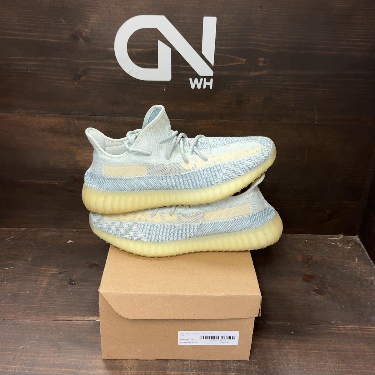 adidas Yeezy Boost 350 V2 Cloud White (Non-Reflective) Size 11.5 (Pre-Owned) - front
