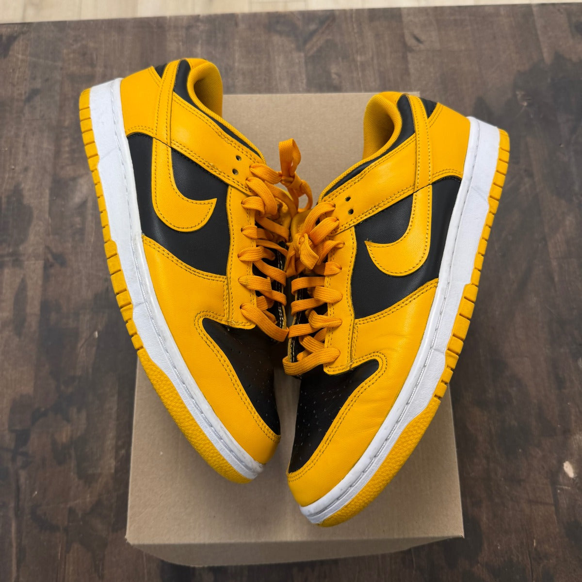 Nike Dunk Low Championship Goldenrod (2021) Size 10.5 (Pre-Owned) - Image 1