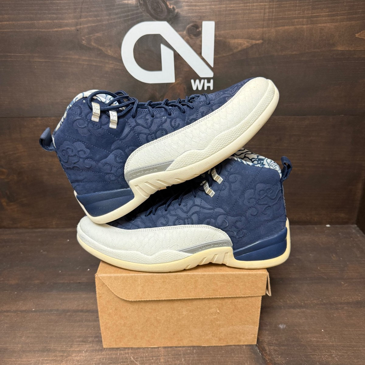 Jordan 12 Retro International Flight Size 10 (Pre-Owned) - Image 1