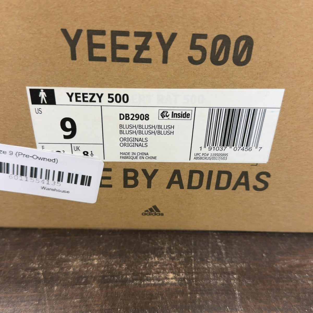 adidas Yeezy 500 Blush Size 9 (Pre-Owned) - aux