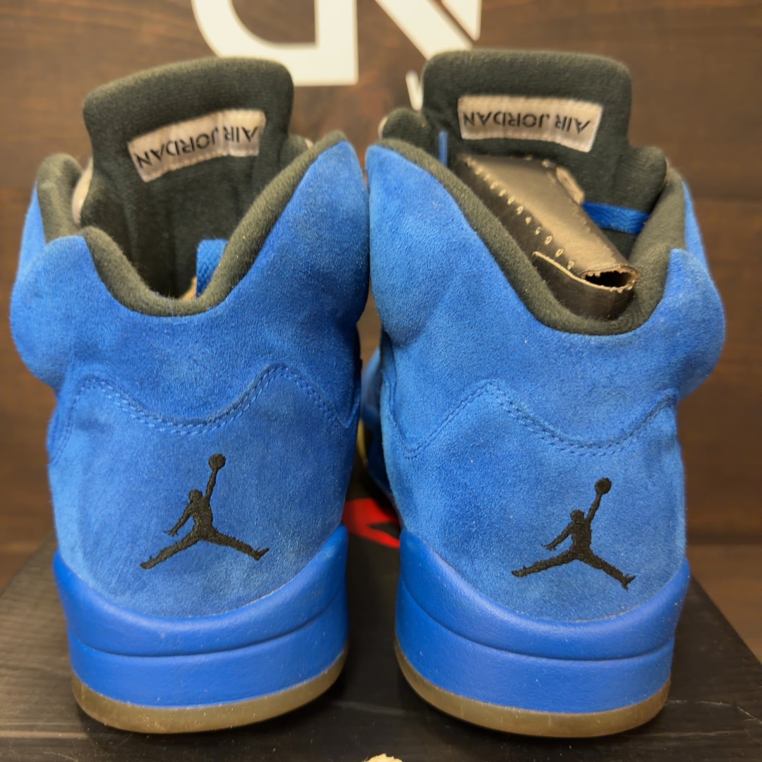 Jordan 5 Retro Blue Suede - Image 4