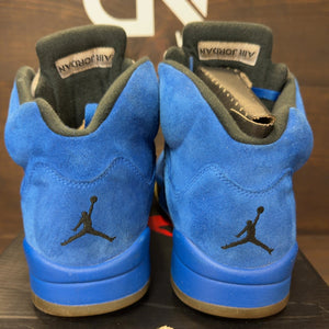 Jordan 5 Retro Blue Suede - Image 4