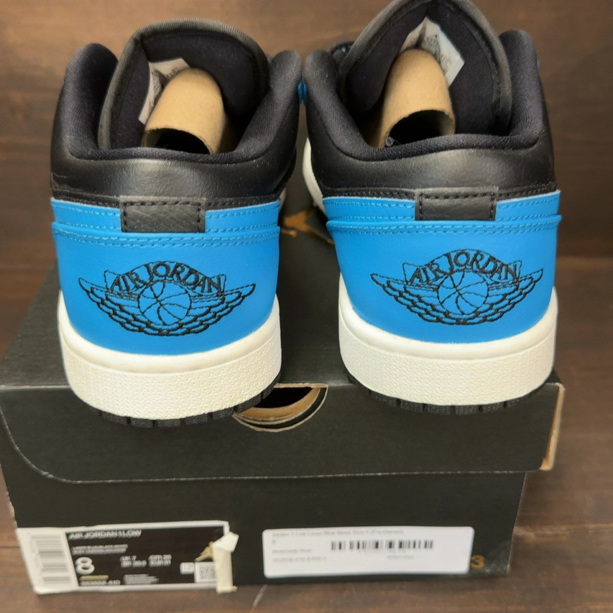 Jordan 1 Low Laser Blue Black - Image 5
