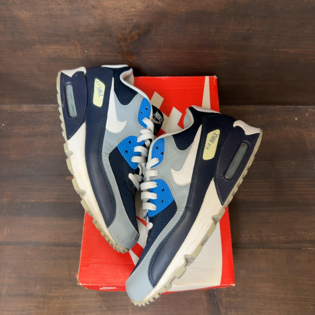 Nike Air Max 90 Blue Grey Tide Pool Blue Size 8.5 (Pre-Owned) - Image 2