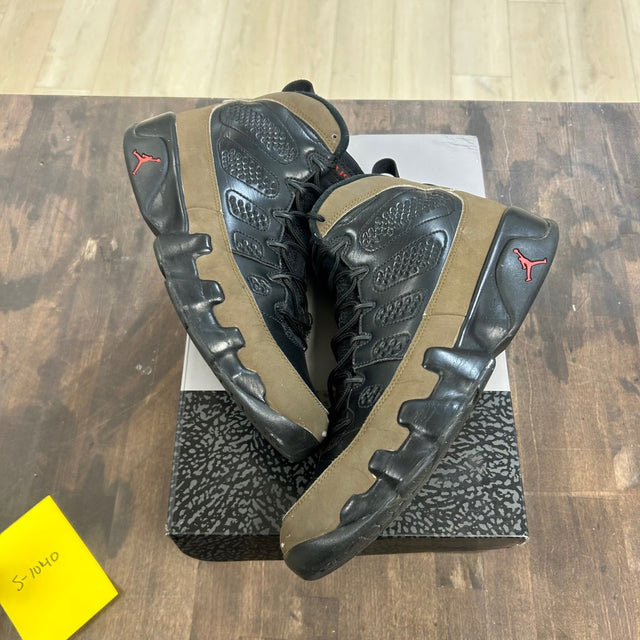 Jordan 9 Retro Olive (2012) Size 9.5 (Pre-Owned) - Image 1