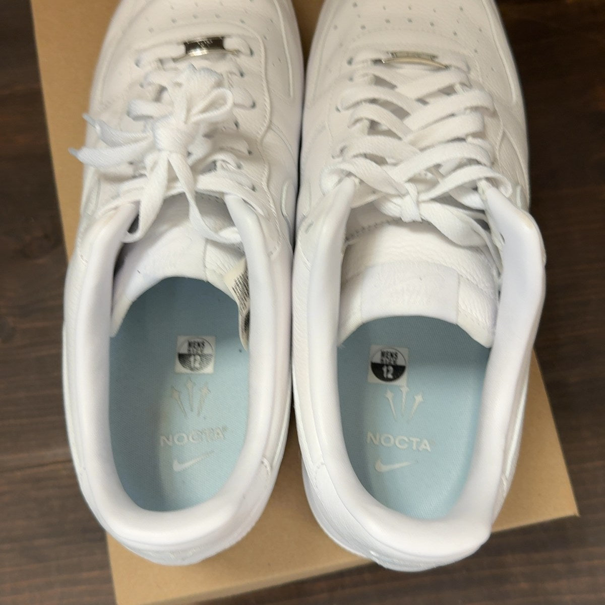 Nike Air Force 1 Low Drake NOCTA Certified Lover Boy White Cobalt Tint Size 12 (Pre-Owned) - Image 5
