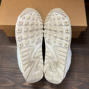 Nike Air Max 90 Leather Triple White Size 6.5 (Pre-Owned) - aux