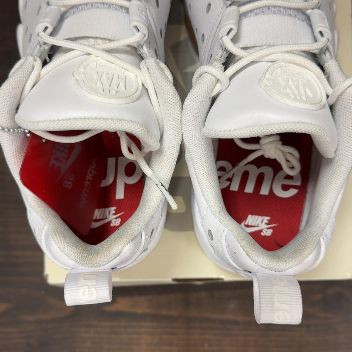 Nike SB Air Max 2 CB '94 Low Supreme White Gum - Image 6