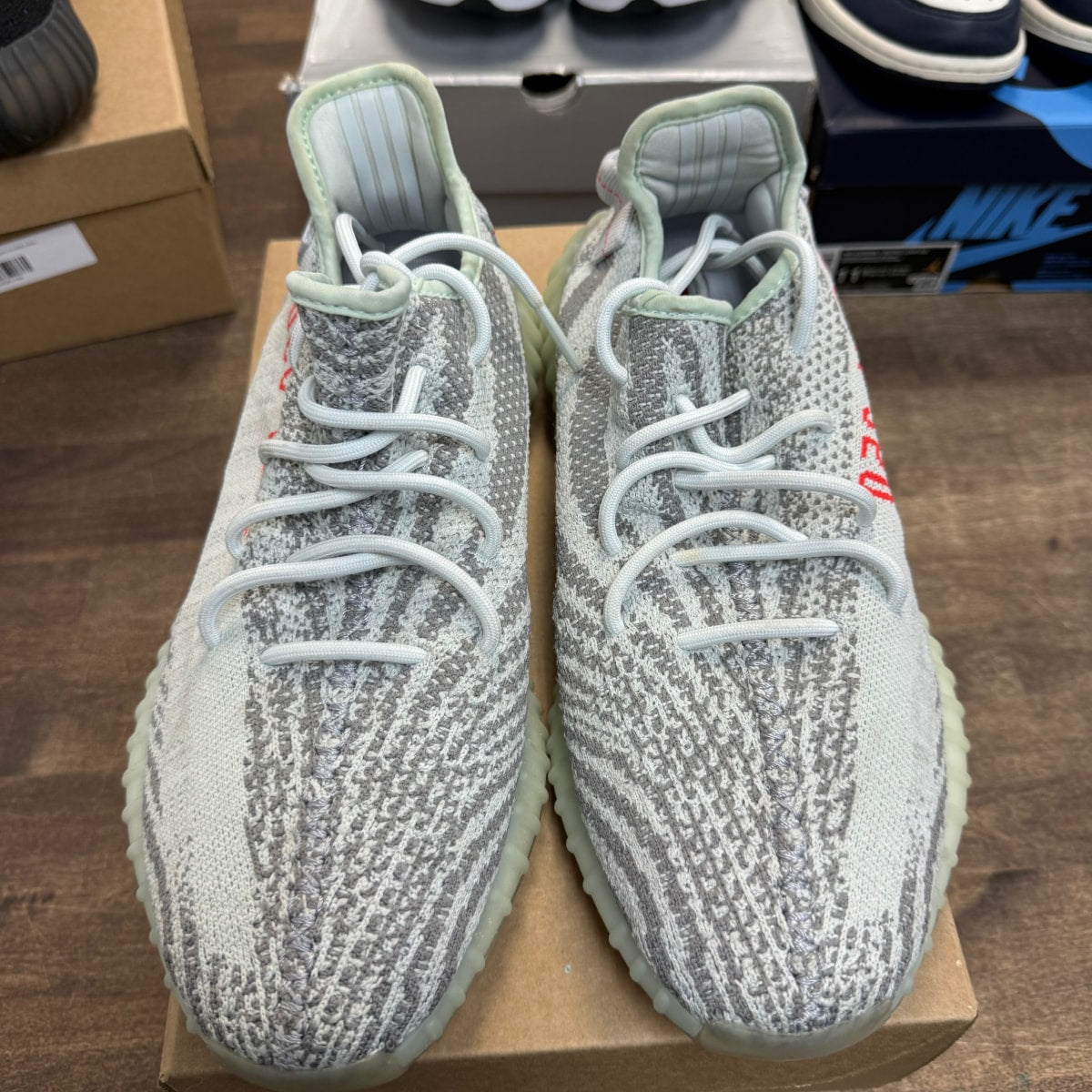 adidas Yeezy Boost 350 V2 Blue Tint Size 12 (Pre-Owned) - Image 2