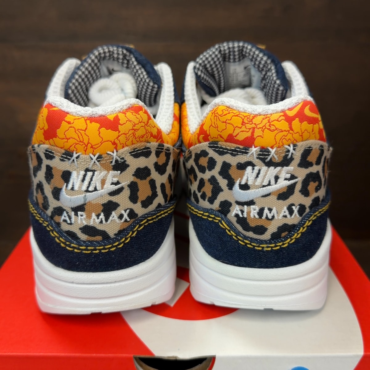 Nike Air Max 1 Premium Denim Leopard - Image 4