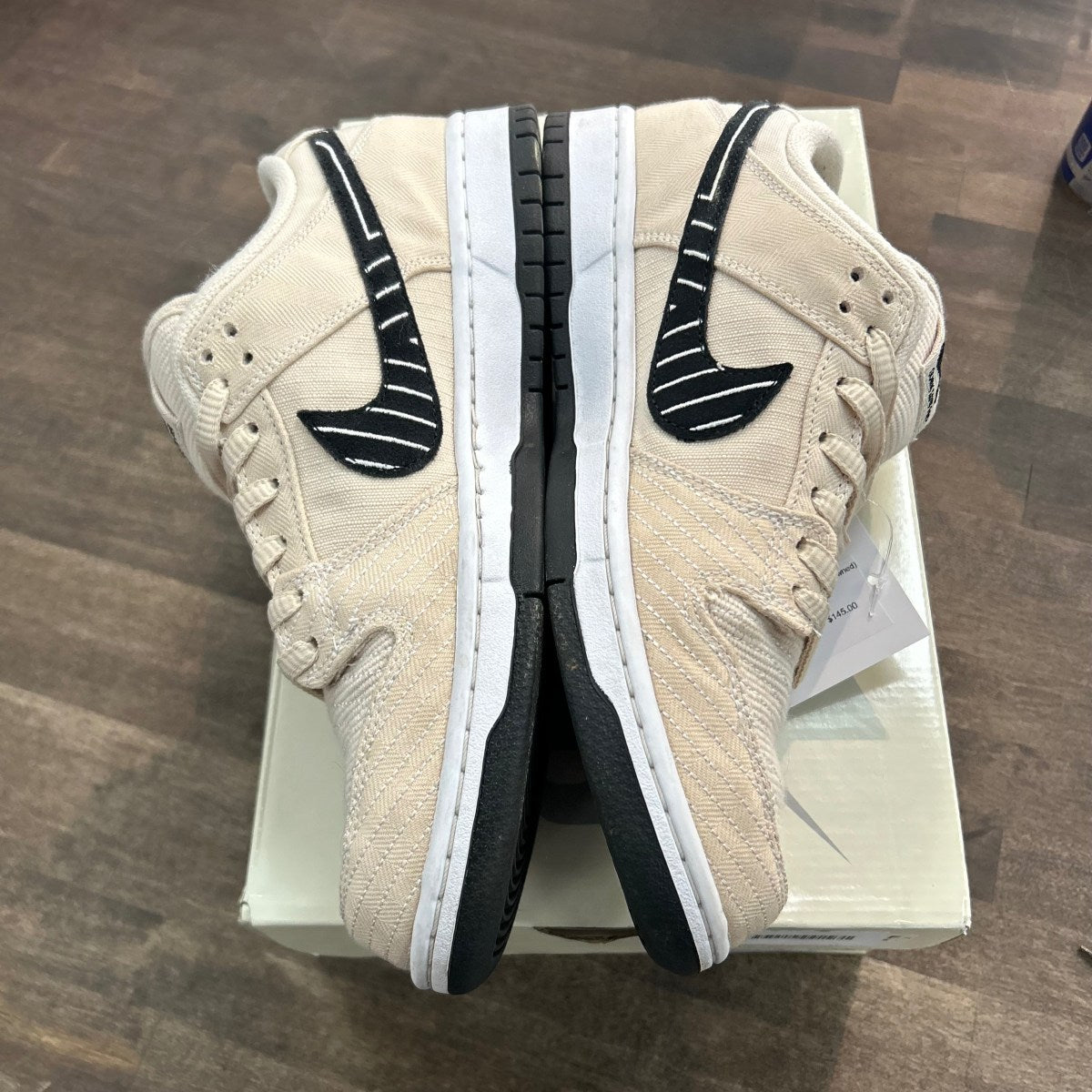 Nike SB Dunk Low Albino & Preto - Image 3
