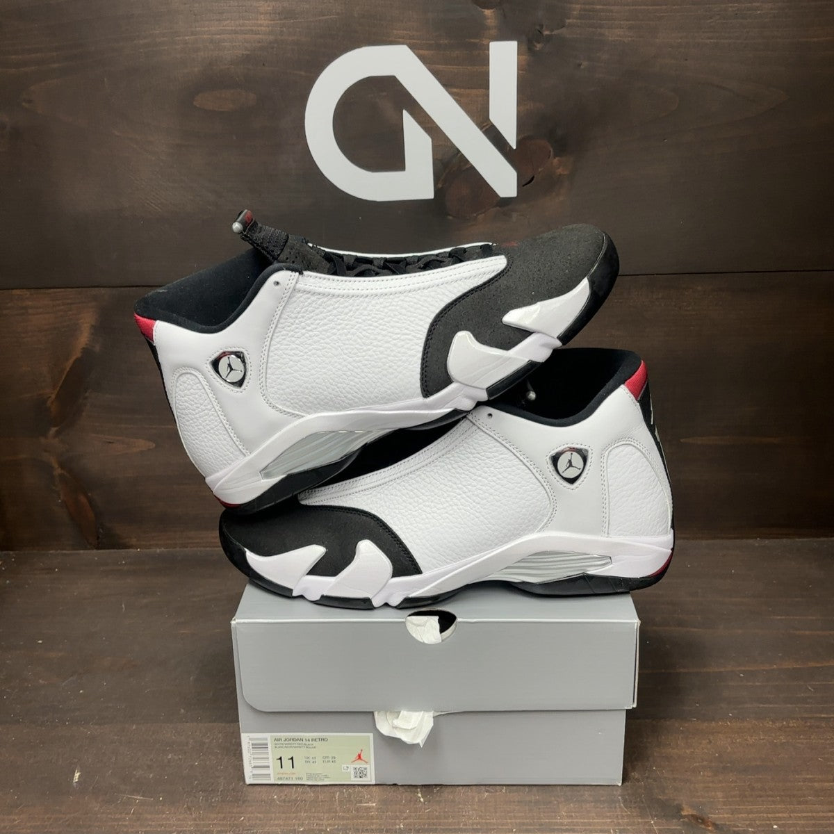 Jordan 14 Retro Black Toe (2024) - Image 1