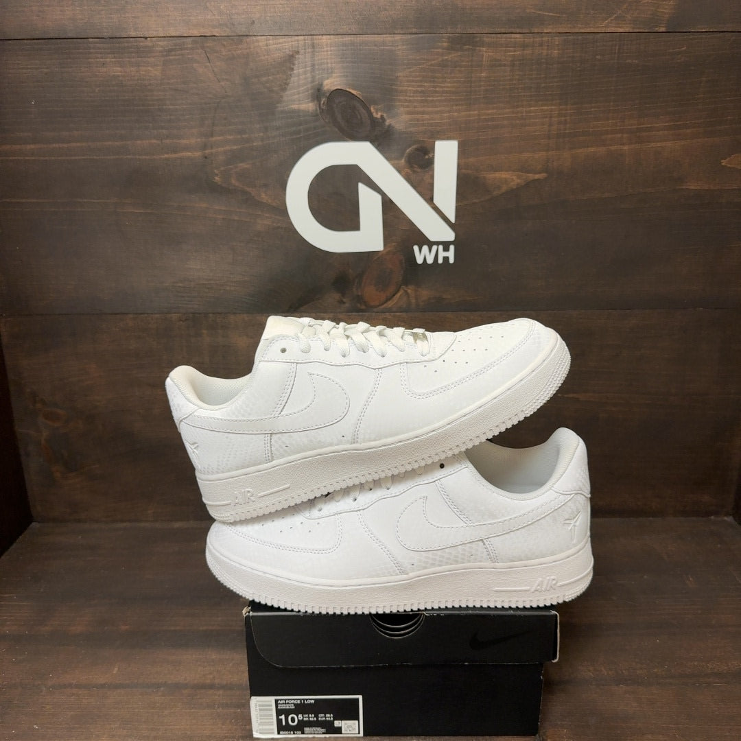 Nike Air Force 1 Low Kobe Bryant Forever White Size 10.5 (Pre-Owned)
