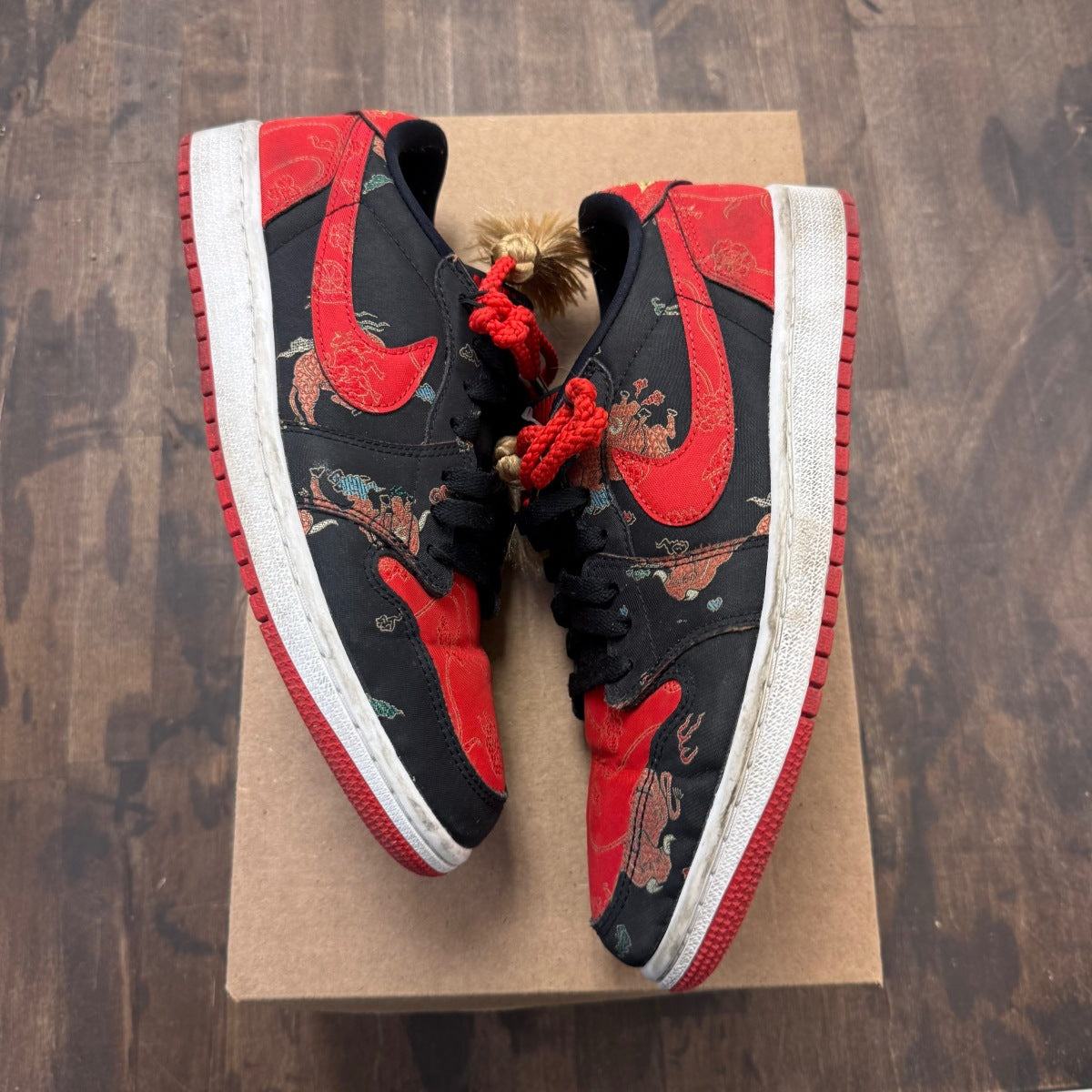 Jordan 1 Retro Low OG Chinese New Year (2026) Size 8 (Pre-Owned) - Image 1
