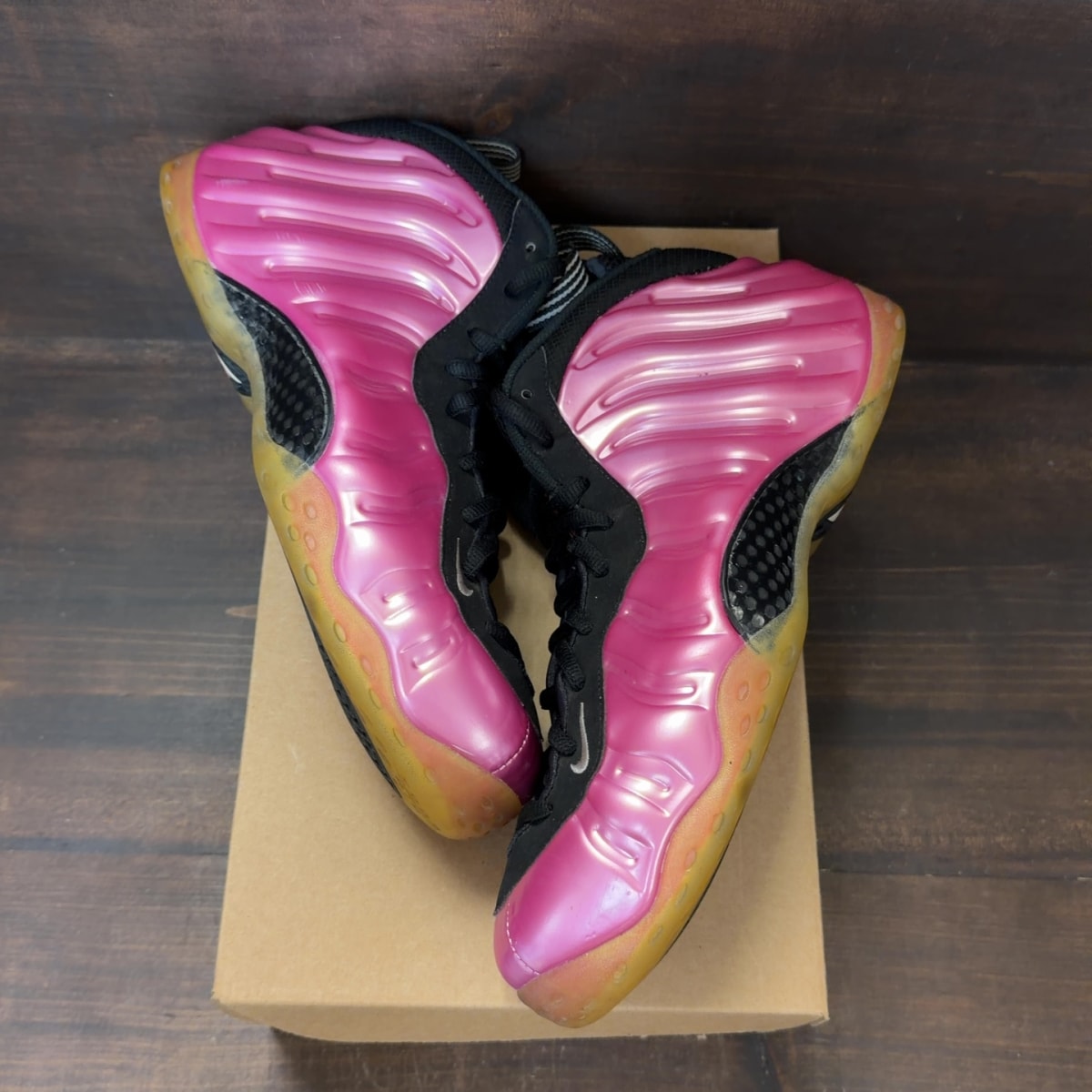Nike Air Foamposite One Pearlized Pink Size 12 (Pre-Owned) - Image 2