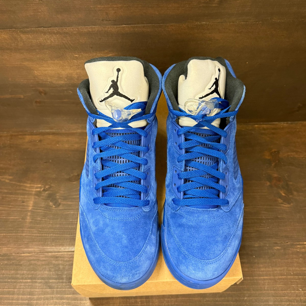 Jordan 5 Retro Blue Suede Size 12 (Pre-Owned) - Image 3