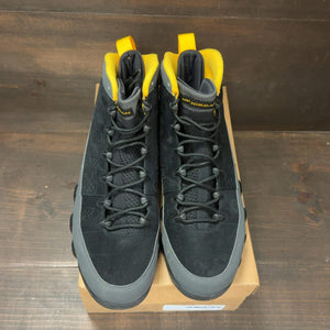 Jordan 9 Retro Dark Charcoal University Gold Size 13 (Pre-Owned) - tag