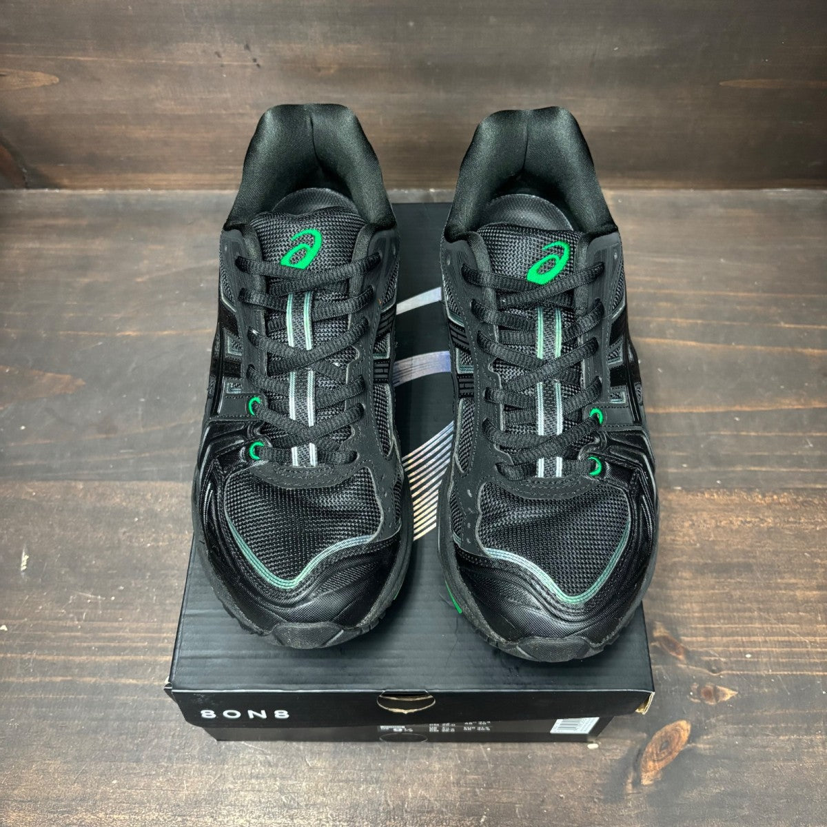ASICS Gel-Kayano 14 8ON8 Black Green Size 8 (Pre-Owned) - side