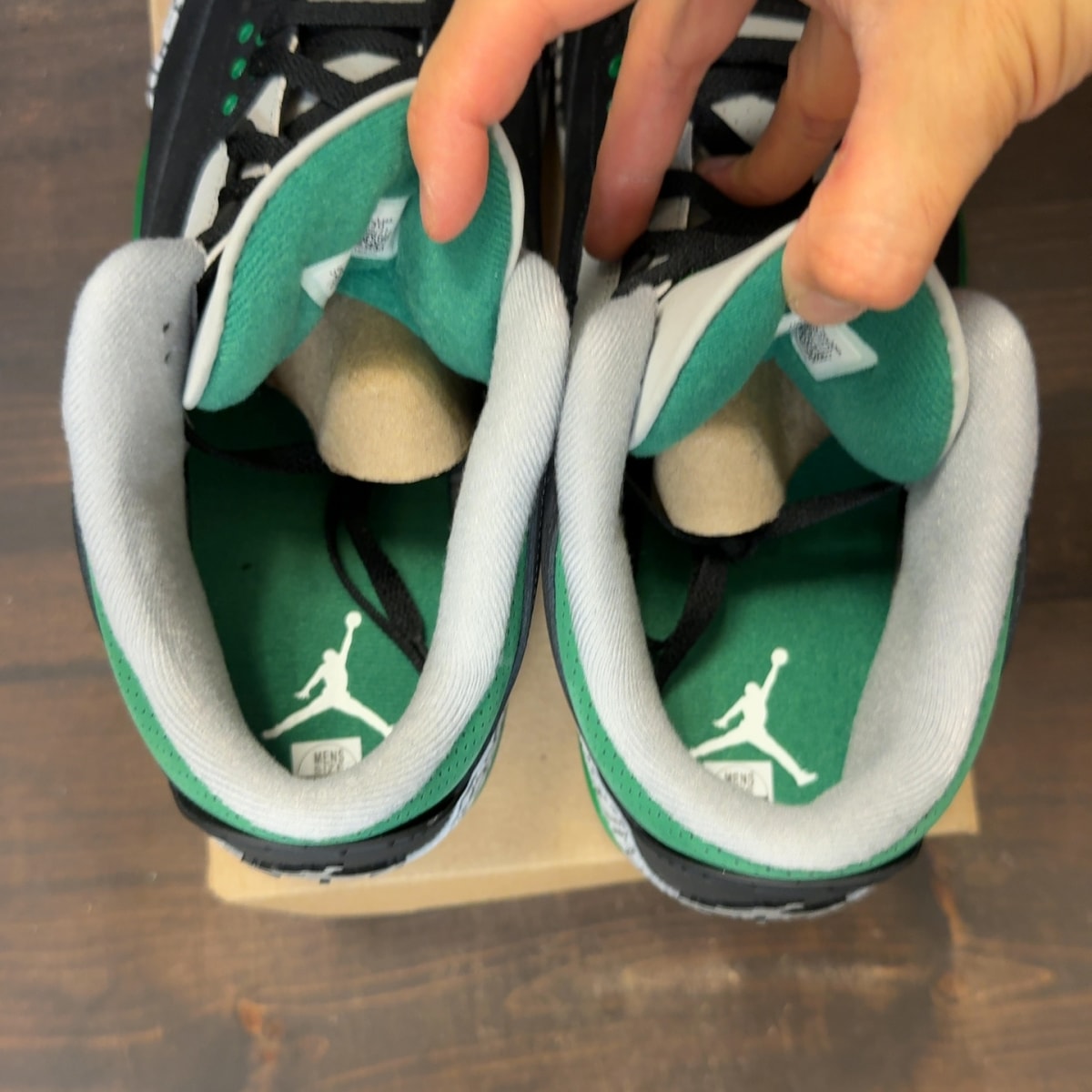 Jordan 3 Retro Pine Green Size 14 - Image 5