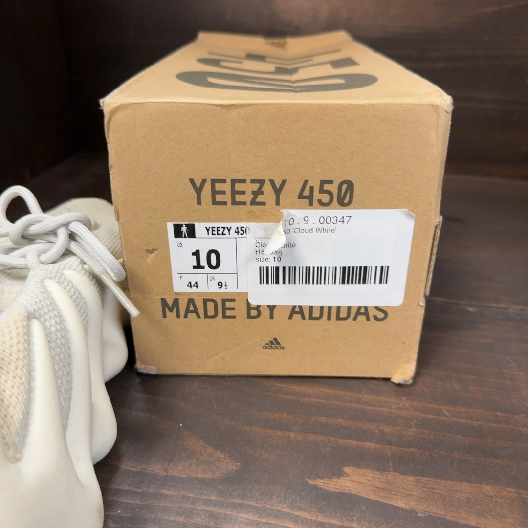 adidas Yeezy 450 Cloud White Size 10 (Pre-Owned) - Image 8