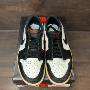 Jordan 1 Retro Low OG Black Toe (2023) Size 8 (Pre-Owned) - tag