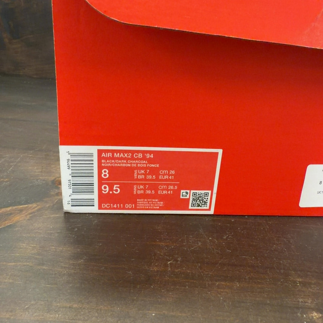 Nike Air Max 2 CB '94 Triple Black - Image 7
