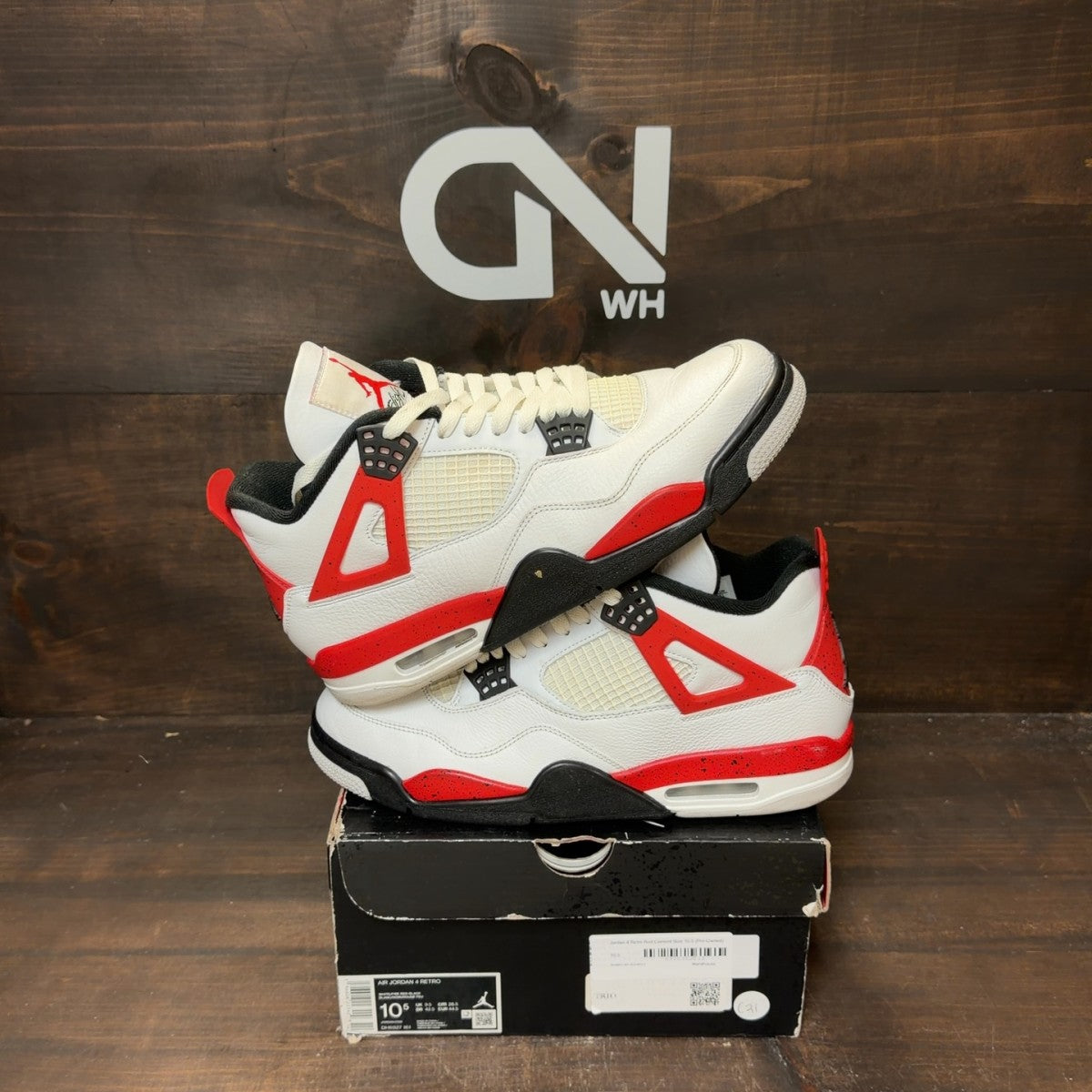 Jordan 4 Retro Red Cement - Image 1