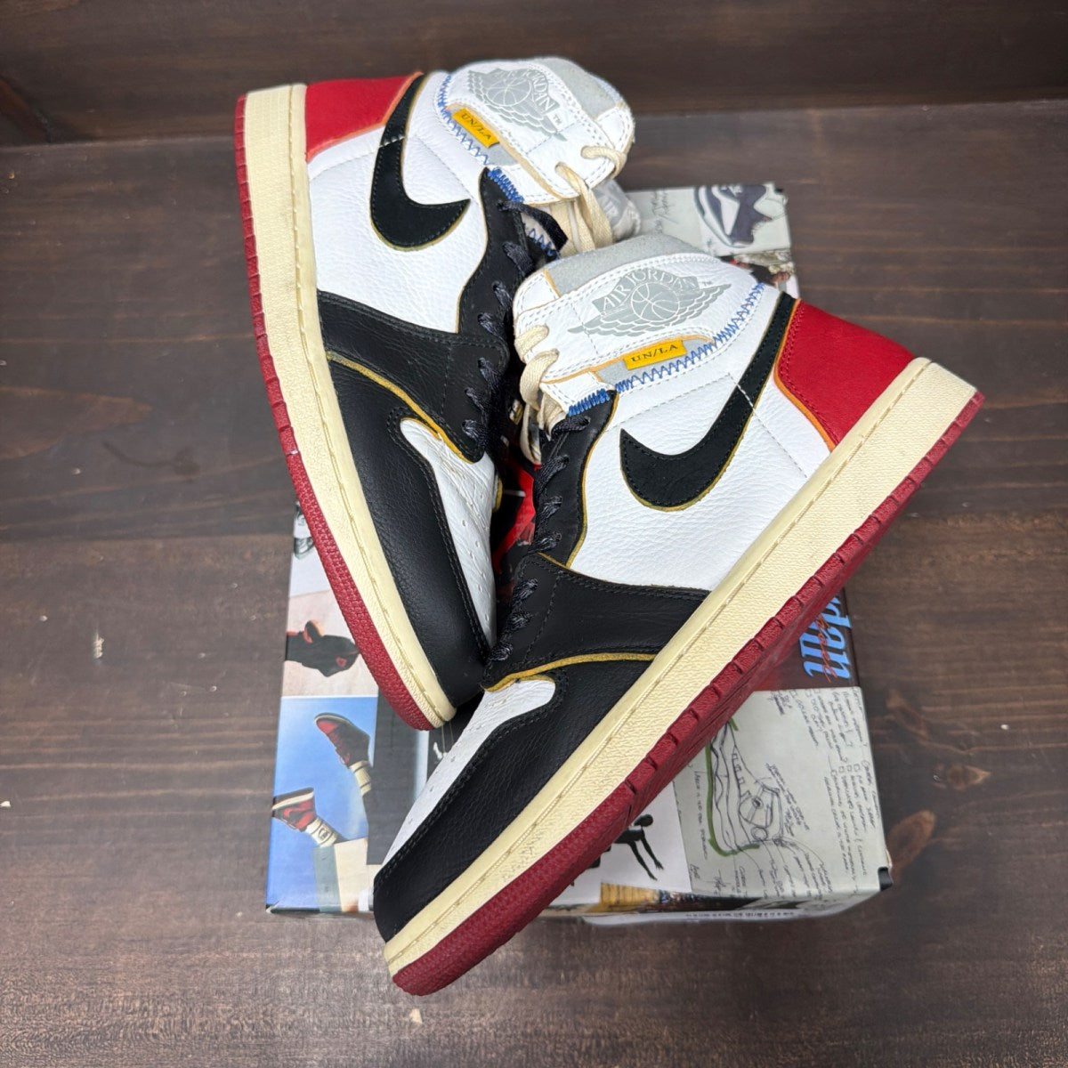 Jordan 1 Retro High Union Los Angeles Black Toe - Image 2