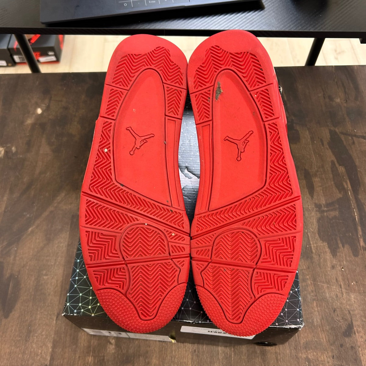 Jordan 4 Retro 11Lab4 Red - Image 5