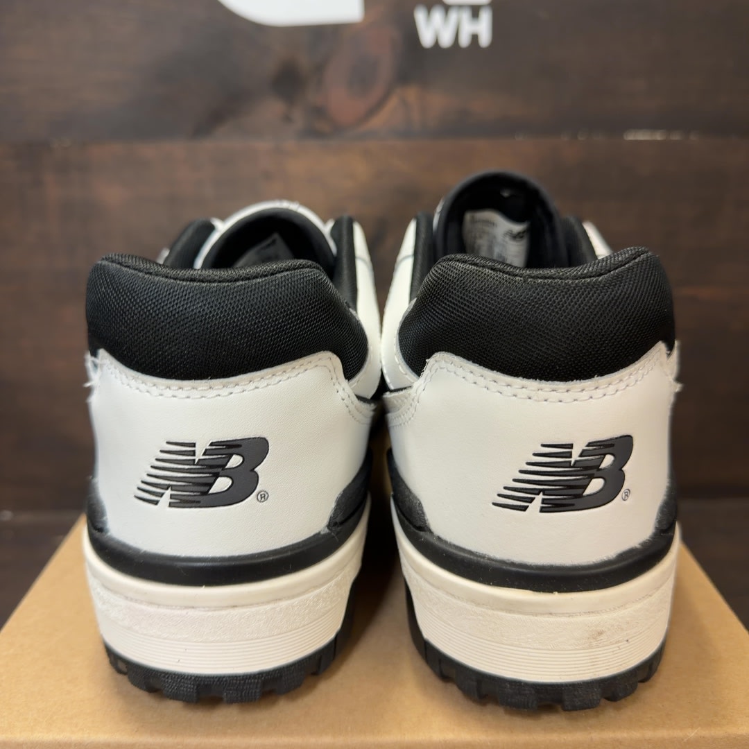 New Balance 550 White Black Size 10.5 (Pre-Owned) - Image 4
