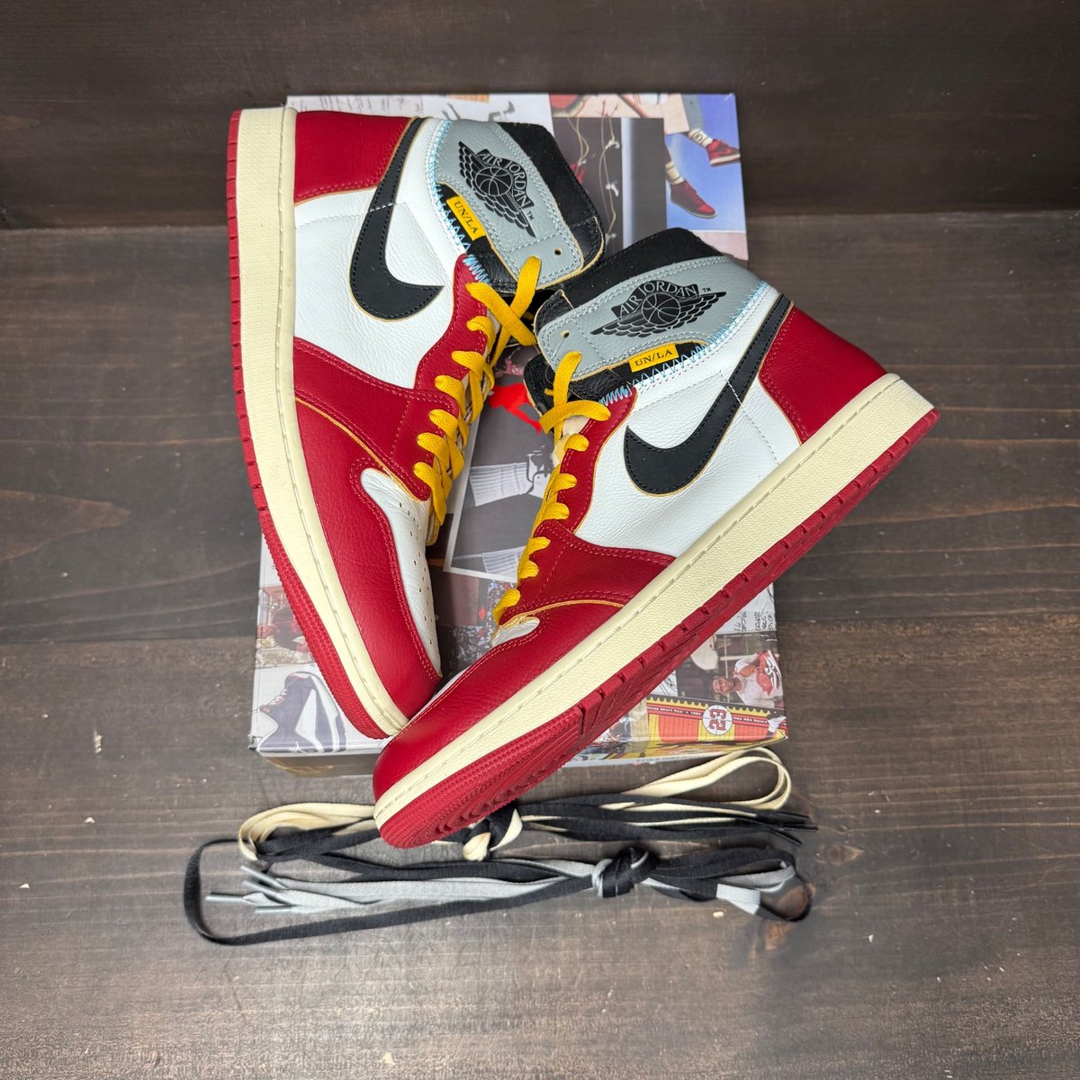 Jordan 1 Retro High OG SP Union LA Chicago Shadow Size 12 (Pre-Owned) - tag