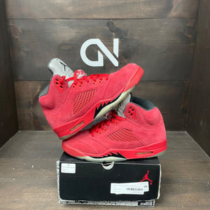 Jordan 5 Retro Red Suede - Image 1