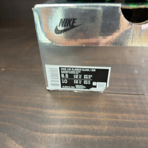 Nike Air Rubber Dunk Off-White Green Strike Size 8.5 (Pre-Owned)