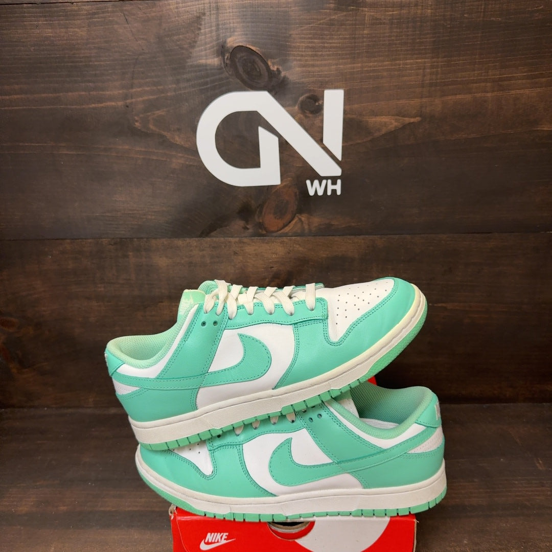 Nike Dunk Low Green Glow (Women's) Size 10W (Pre-Owned) - Image 1